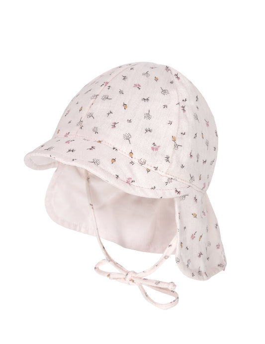 Muslin Baby Schildmütze flowers rose - von maximo