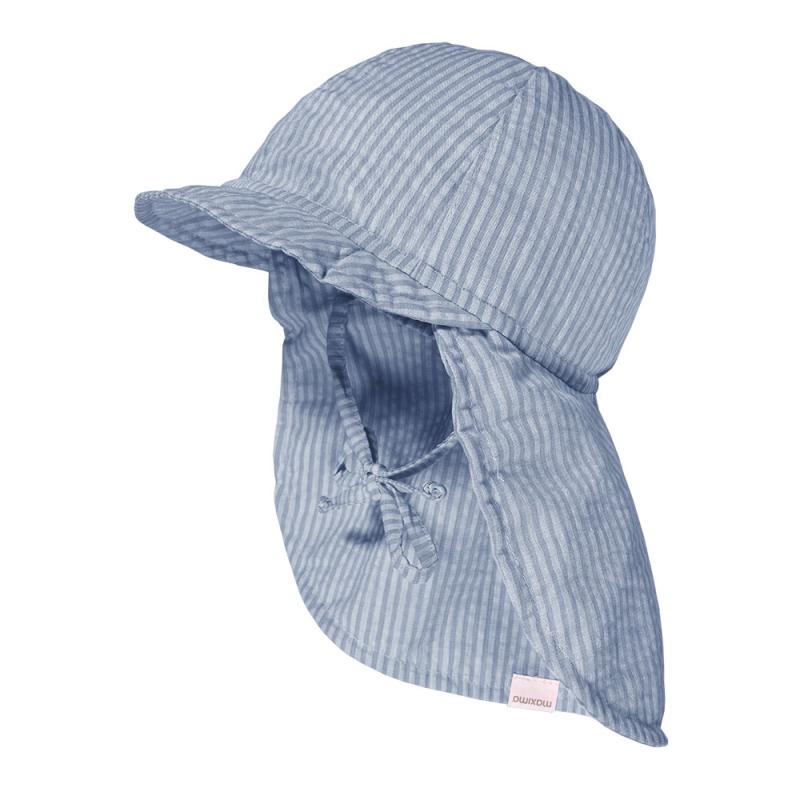 Mini Schildmütze denim Ringel - von maximo