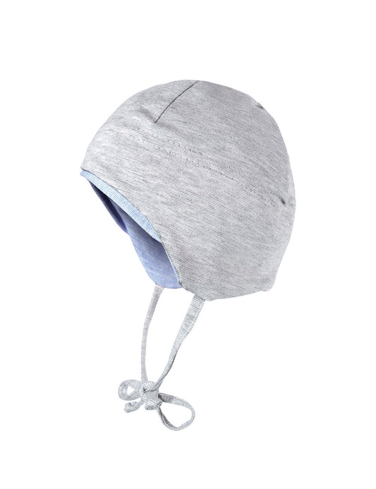 Baby Mütze grau/blau - von maximo