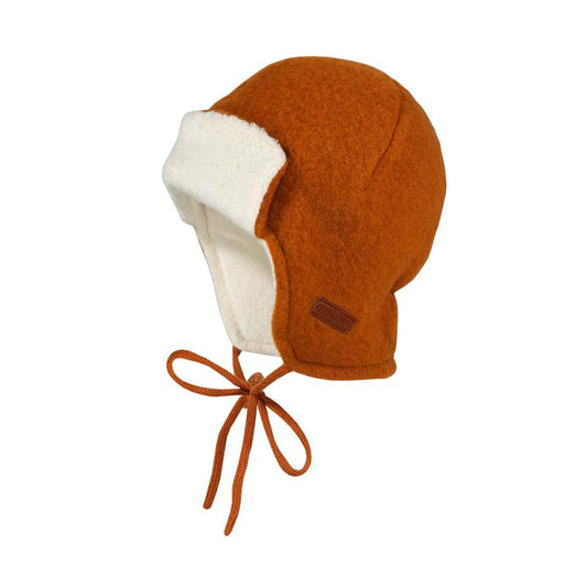 Wollfleece Parka Cap caramel - von maximo