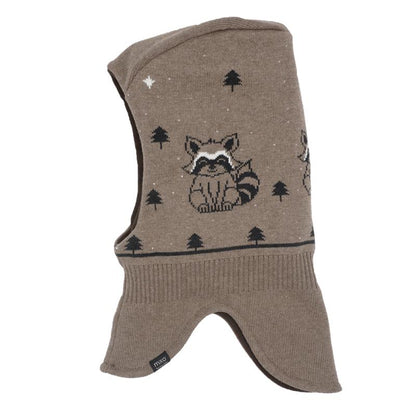 Schlupfmütze Boys Waschbär braunmeliert - maximo