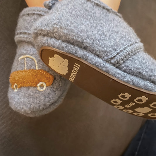 Woll-Lauflernschuhe Auto - maximo
