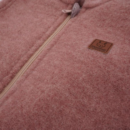 Woll Mini-Weste heiderosa - von maximo