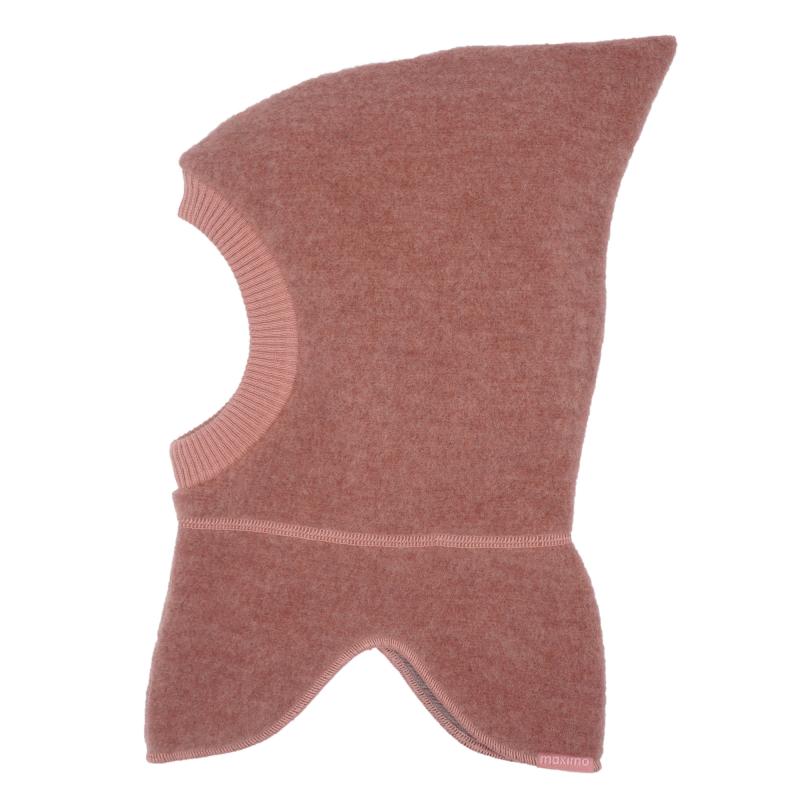 Schlupfmütze Woll-Fleece heiderosemeliert