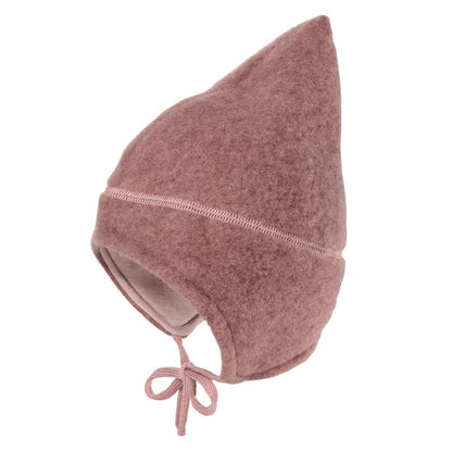 Mini Mütze Woll-Fleece heiderosemeliert