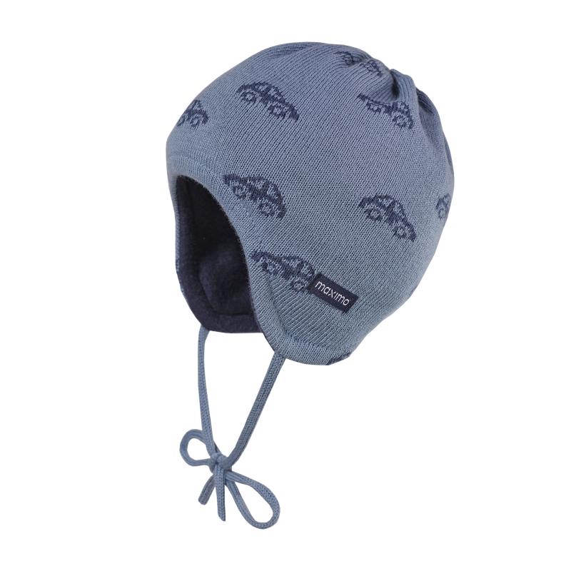 BABY Mütze gestrickt kleine Autos