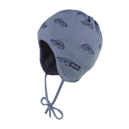 BABY Mütze gestrickt kleine Autos