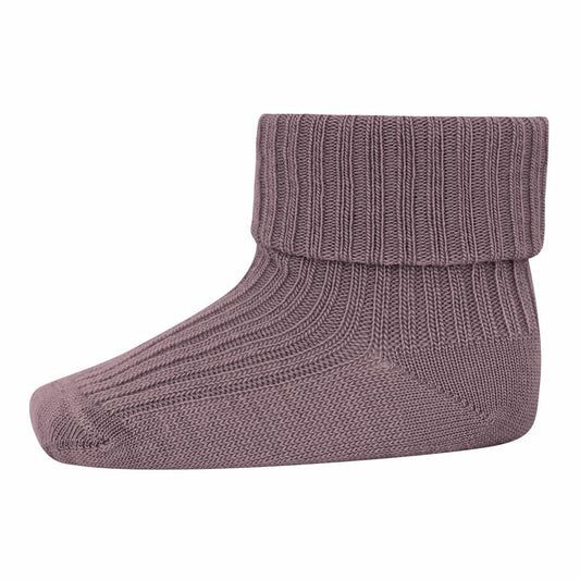 Baby Woll-Socken dark purple dove 33 - von MP Denmark