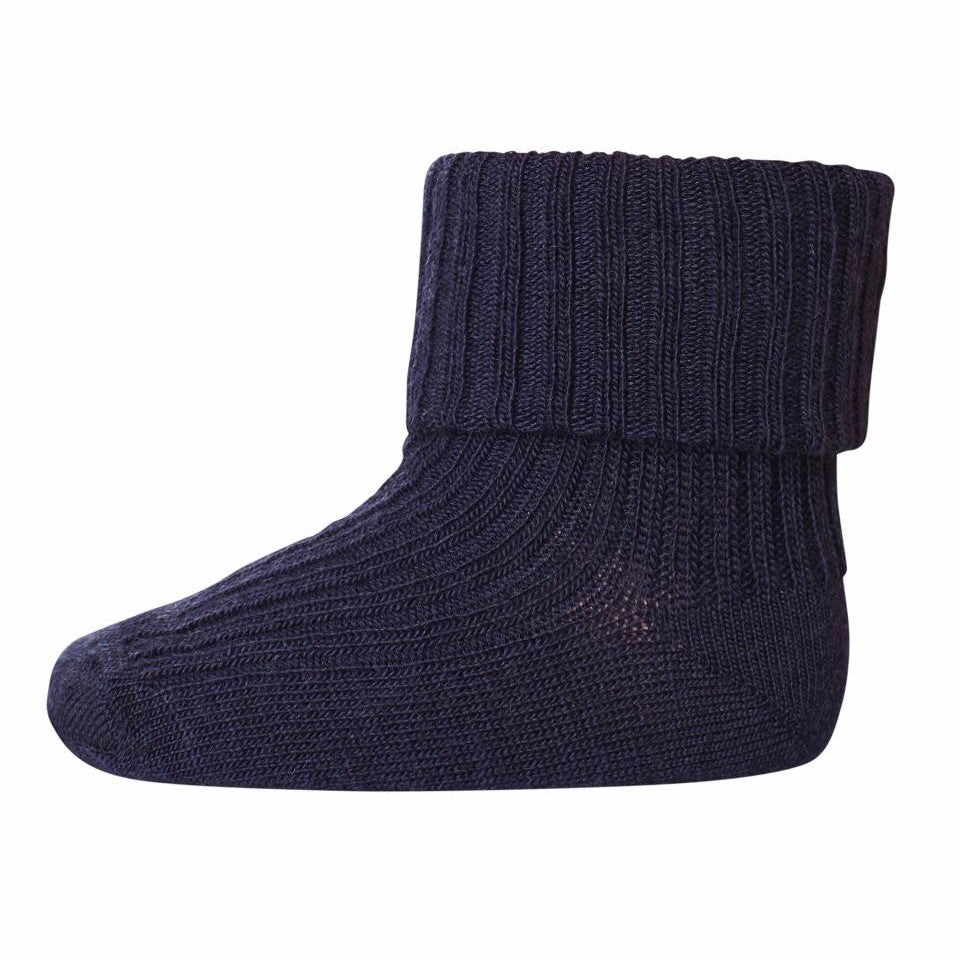 Baby Woll-Socken Dark Navy 807