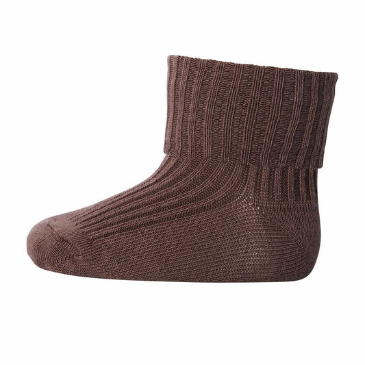Baby Woll-Socken Brown Sienna 76 - von MP Denmark