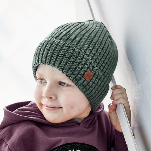Kids Winterbeanie hellpetrol - maximo