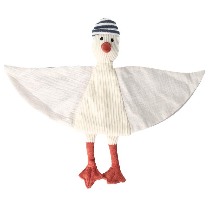 Kuscheltuch Möwe