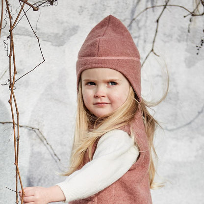 Mini Mütze Woll-Fleece düne