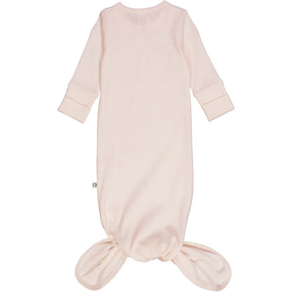 Cozy Me Rib Knot Gown light rose - von müsli