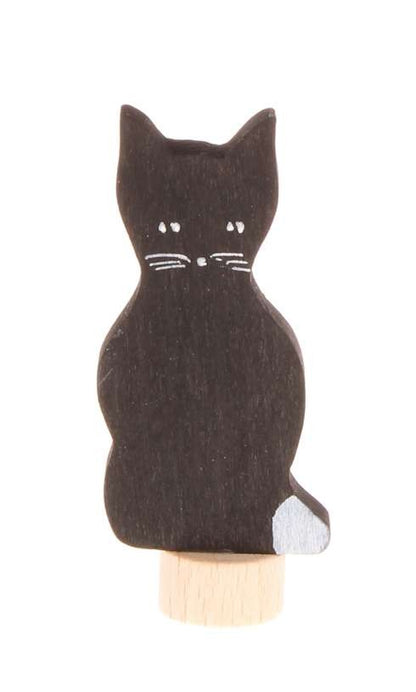 Steckfigur schwarze Katze - von Grimm's
