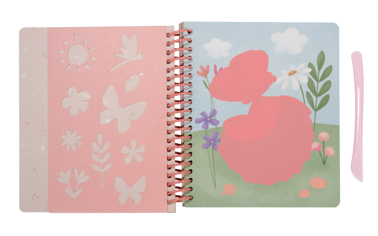 Kratzbuch Rosa & friends - little dutch