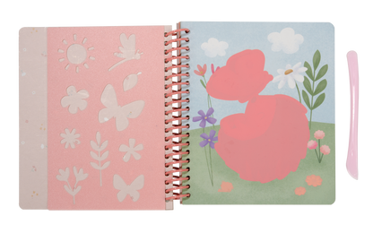 Kratzbuch Rosa & friends - little dutch