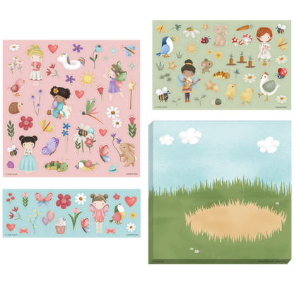 Stickerset Rosa & Friends - little dutch