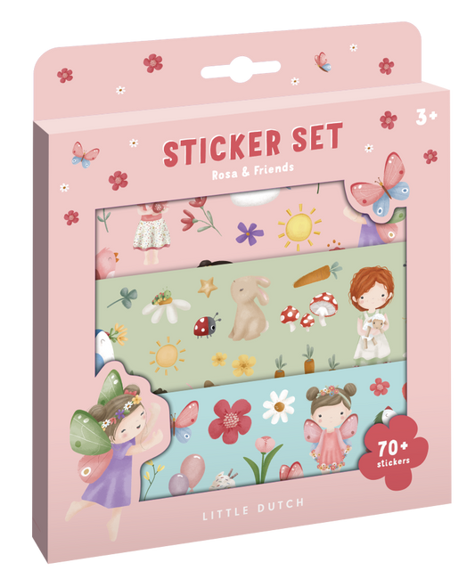 Stickerset Rosa & Friends - little dutch