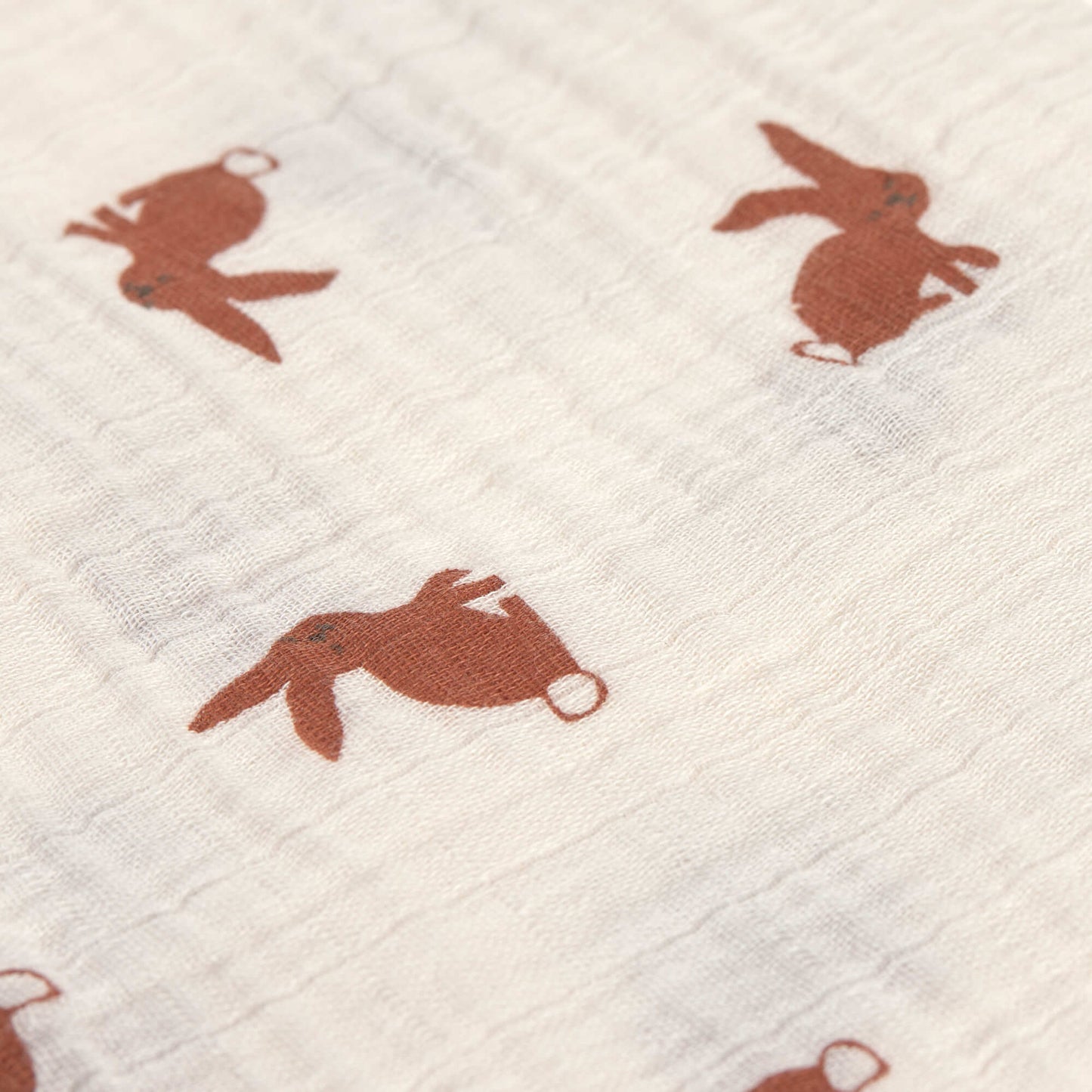 Muslin Swaddle & Burp Forest Rabbit - lässig
