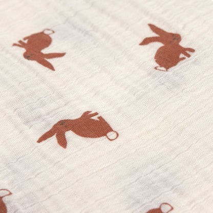 Muslin Swaddle & Burp Forest Rabbit - lässig