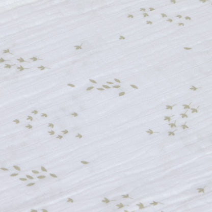 Muslin Swaddle & Burp Blätter Olive - lässig