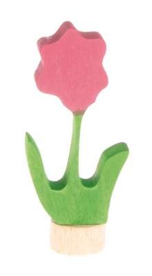 Steckfigur rosa Blume - von Grimm's