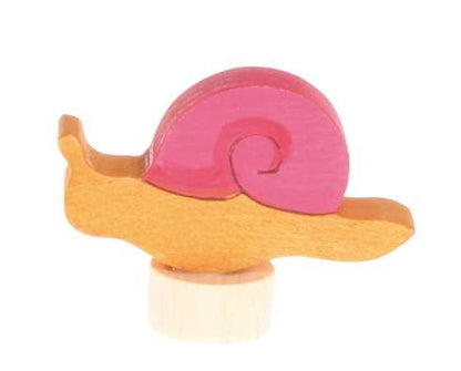 Steckfigur Rosa Schnecke - von Grimm's