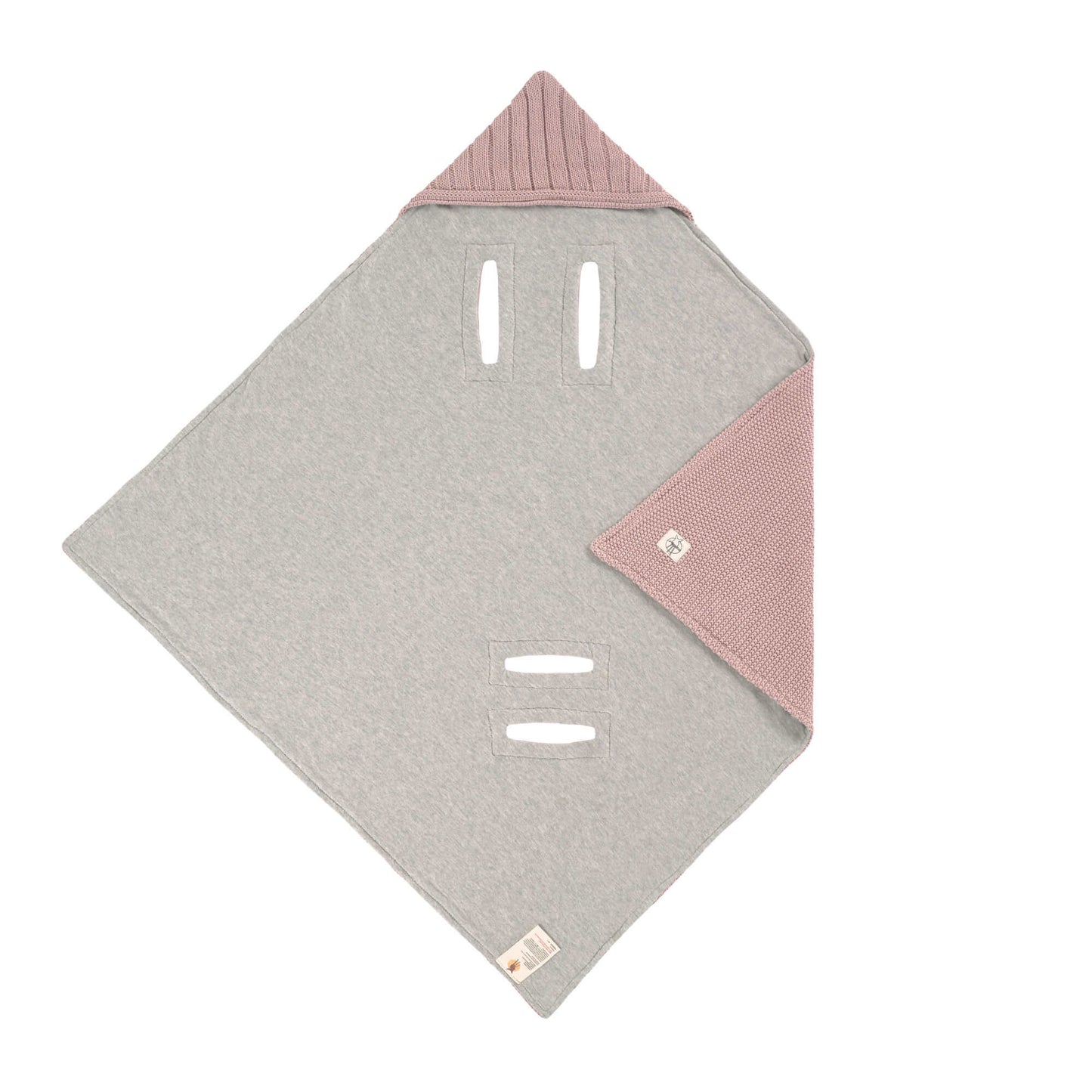 Babyschalen Decke dusky pink- von lässig
