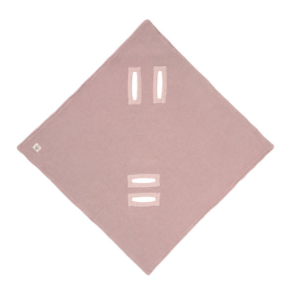 Babyschalen Decke dusky pink- von lässig