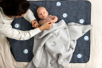 Babydecke Rainbow grey