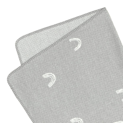 Babydecke Rainbow grey