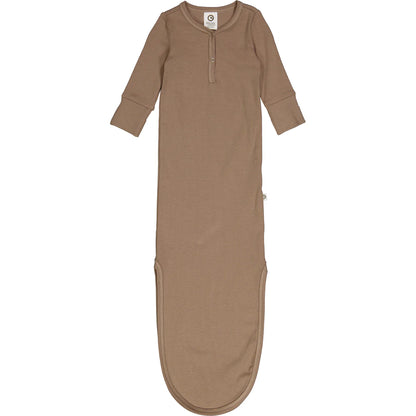 Cozy Me Rib Knot Gown light rose - von müsli