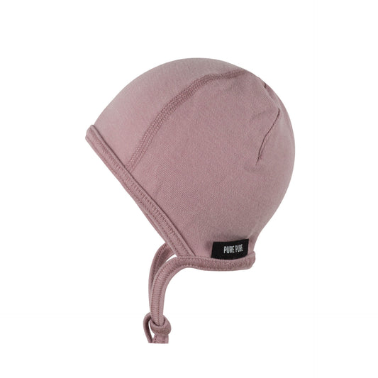 Woll-Erstlingsmütze mauve - von Pure Pure by bauer