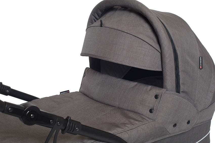 Nordic Lux Dunkelgrau Melange - von Basson Baby