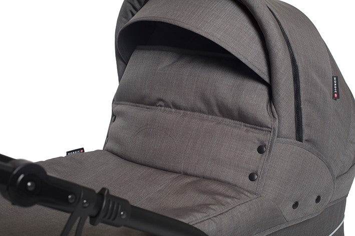 Nordic Lux Dunkelgrau Melange - von Basson Baby