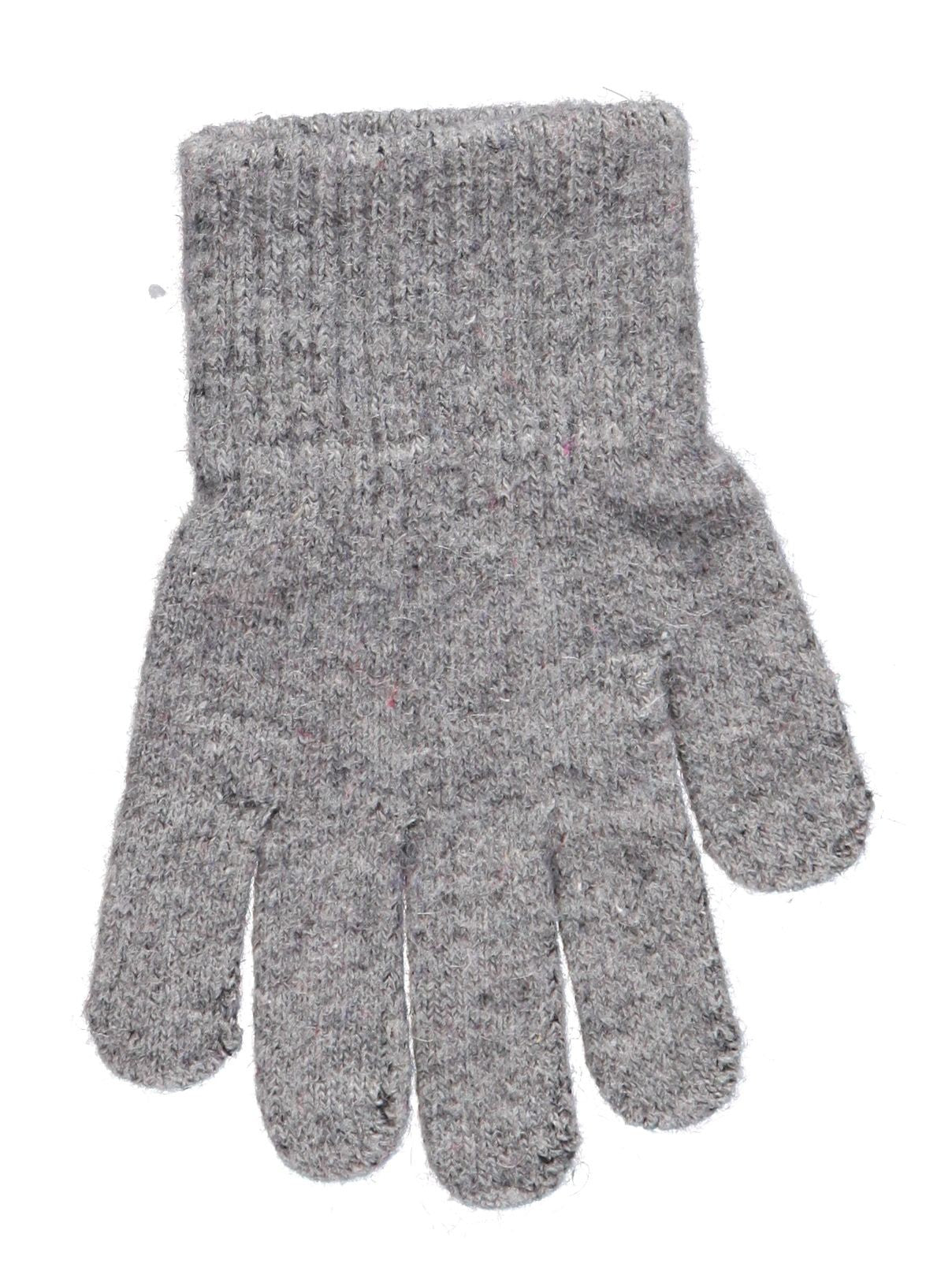 Strick-Finger-Handschuhe - grau - Gr. 3/6 - von CELAVI