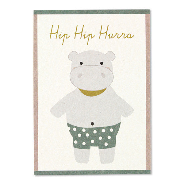 Postkarte Hippo - von ava&yves