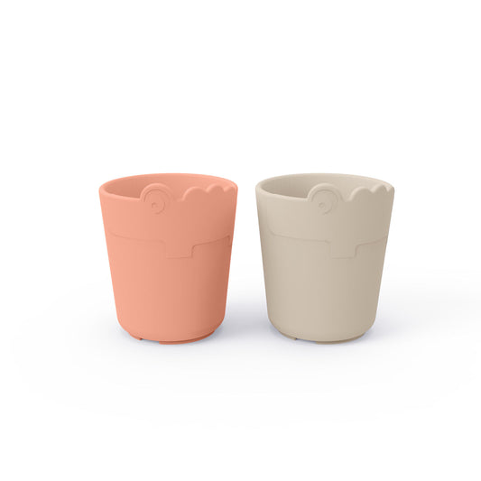 Kiddish Mini Becher Set Korall - von donebydeer