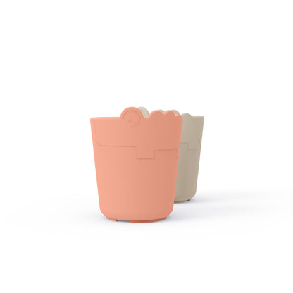 Kiddish Mini Becher Set Korall - von donebydeer