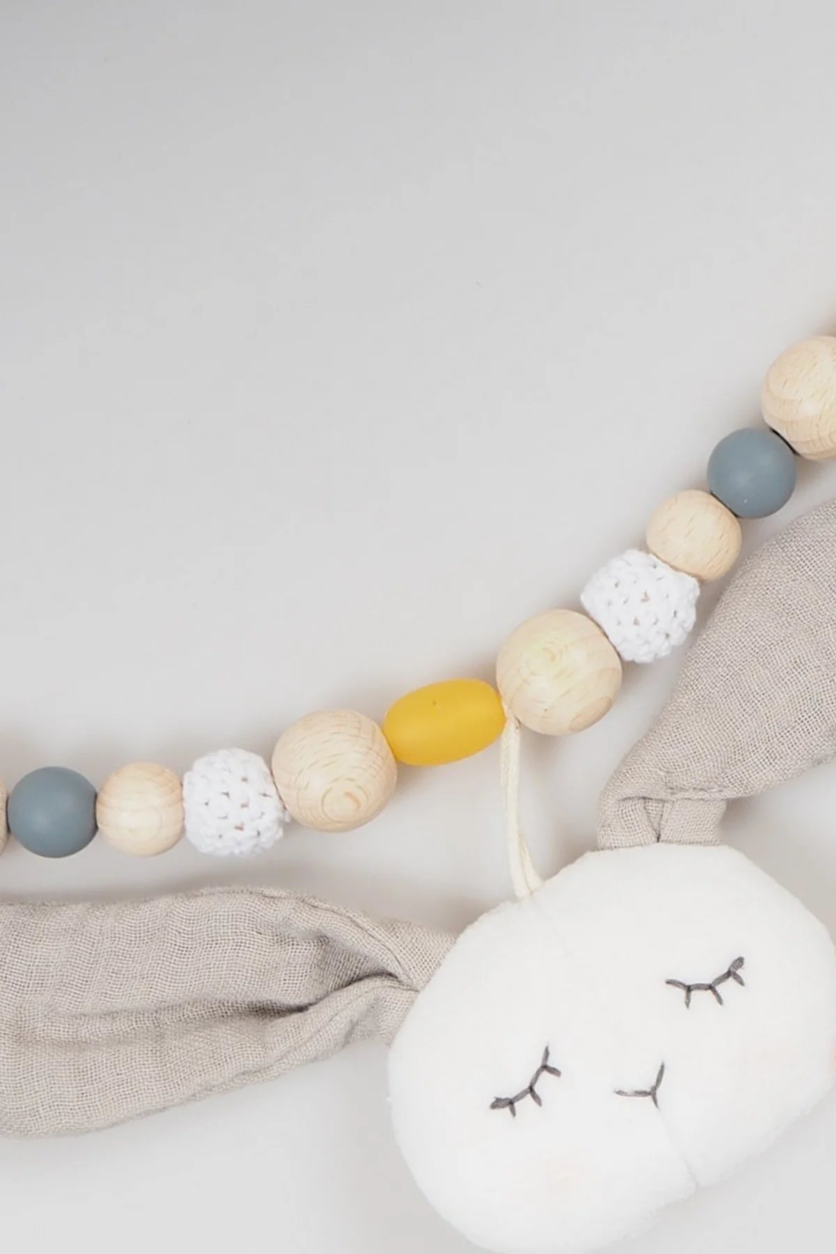 Kinderwagenkette Hase Junge - von kikadu