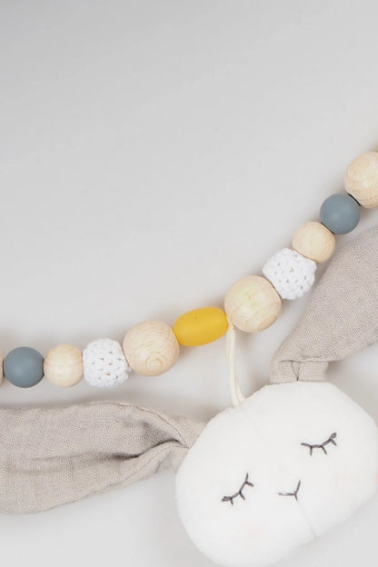 Kinderwagenkette Hase Junge - von kikadu