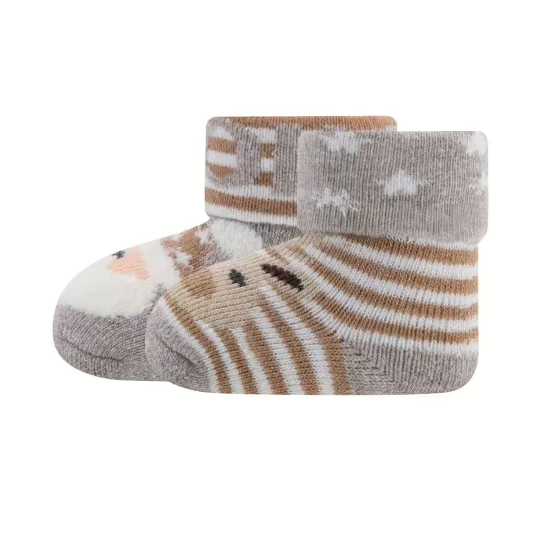2er Set Babysocken HoHoHo sand
