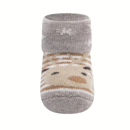 2er Set Babysocken HoHoHo sand