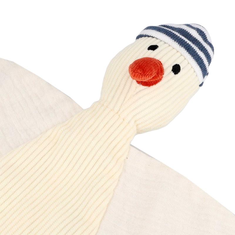 Kuscheltuch Möwe