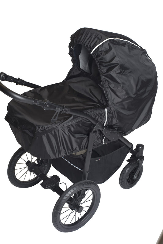 Regenschutz schwarz Large - Basson