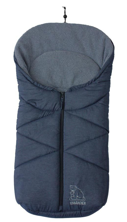 Fußsack blau meliert - von Heitmann