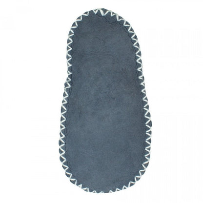 Baby Lammfellschuhe Strickbündchen anthra - von Heitmann