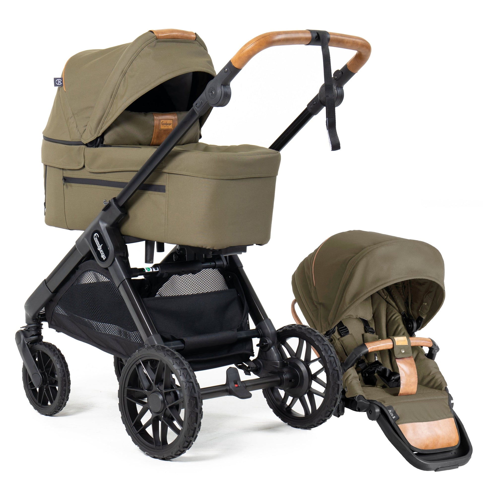 SENTO MAX ERGO+ Kinderwagen Emmaljunga Outdoor Olive