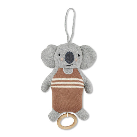 Strickspieluhr Koala, braun - von ava&yves